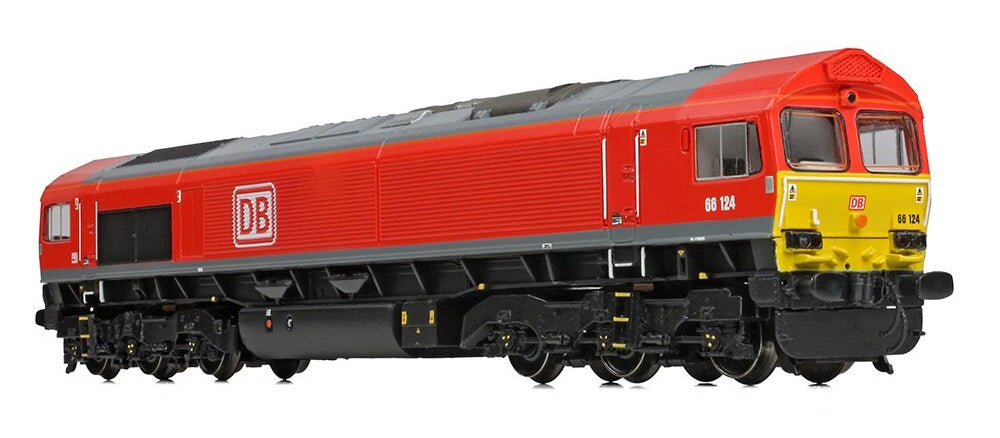 371-383B Class 66/0 66124 DB Cargo Red Diesel Locomotive