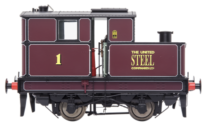 Sentinel Y1/Y3 United Steel No 1 Steam Locomotive - DCC Fitted