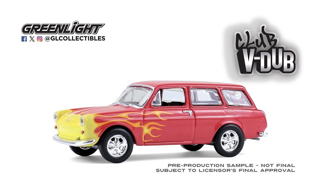 Club V-Dub Series 21 - 1963 Volkswagen Type 3 Panel Van – Flames