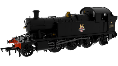 951111 GWR 45xx No.4566 BR Early Crest Plain Black (Large Crest - as Preserved) Steam Locomotive