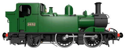 14XX Class 0-4-2 1426 BR Green Lined Late Emblem Steam Locomotive - DCC Fitted