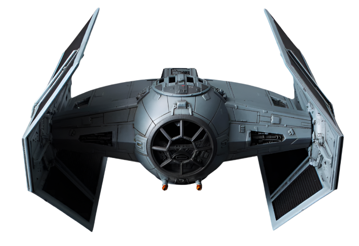 TIE Advanced x1 (Bandai) - Darth Vader's TIE Fighter Model Kit