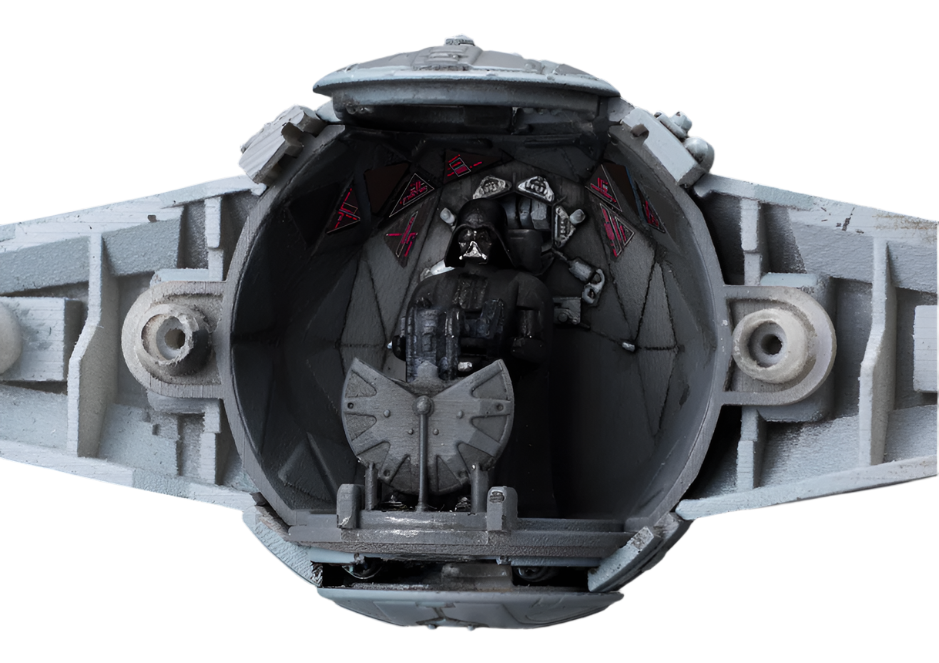 TIE Advanced x1 (Bandai) - Darth Vader's TIE Fighter Model Kit