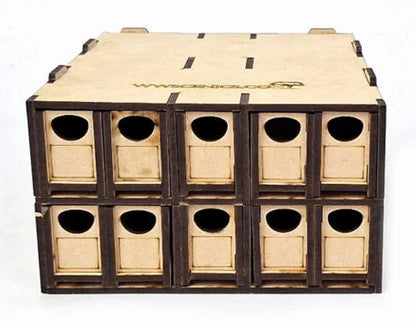 TT:120/OO9 Loco Storage Box - 10 Drawers