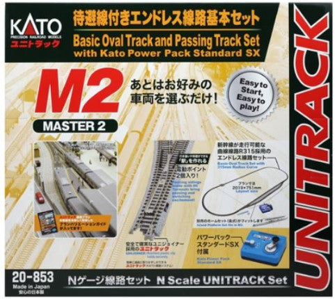 Kato Unitrack (BM2) Oval/Passing Loop Track Set W/Controller – Rails of ...