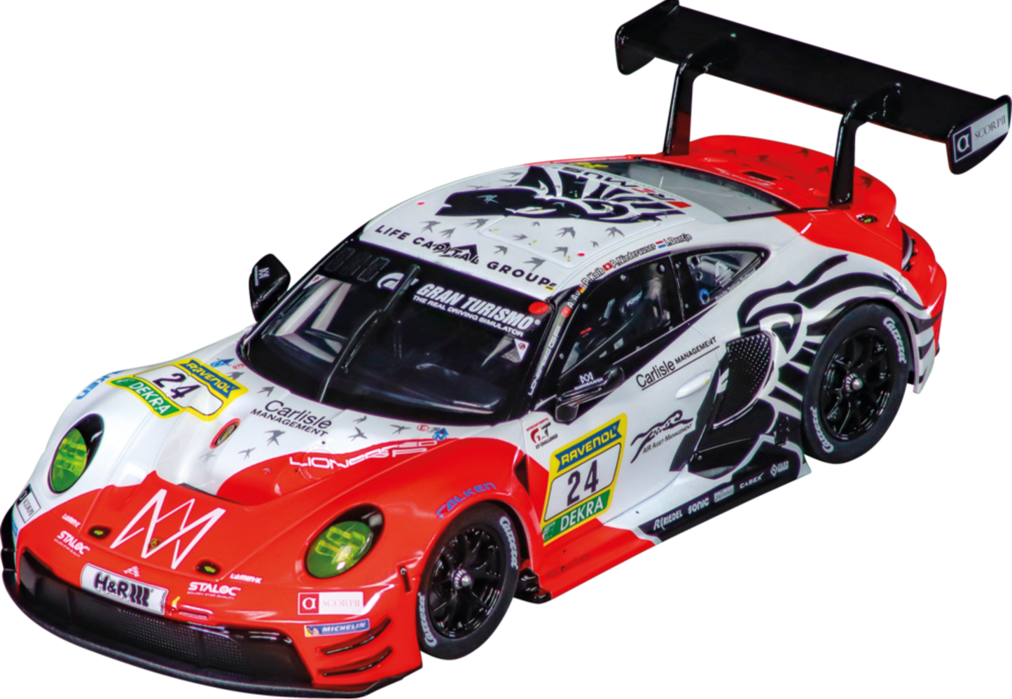 Carrera Digital 124 Porsche 911 GT3 R "Lionspeed GP, No.24"