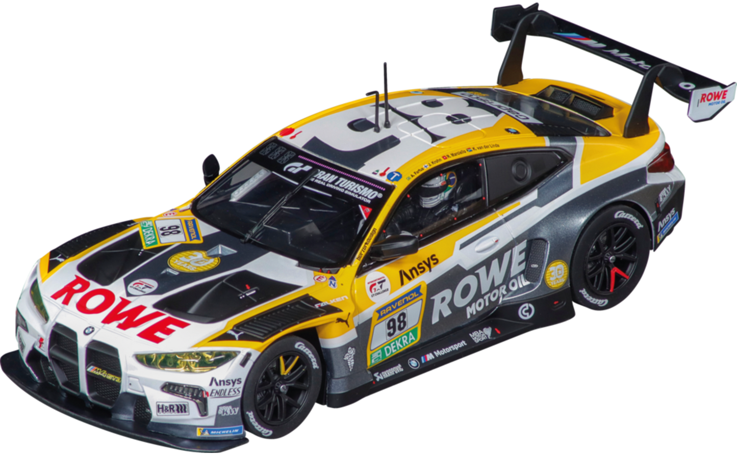 20024013 Carrera Digital 124 BMW M4 GT3 Evo 'ROWE Racing, No.98', 24h Nürburgring