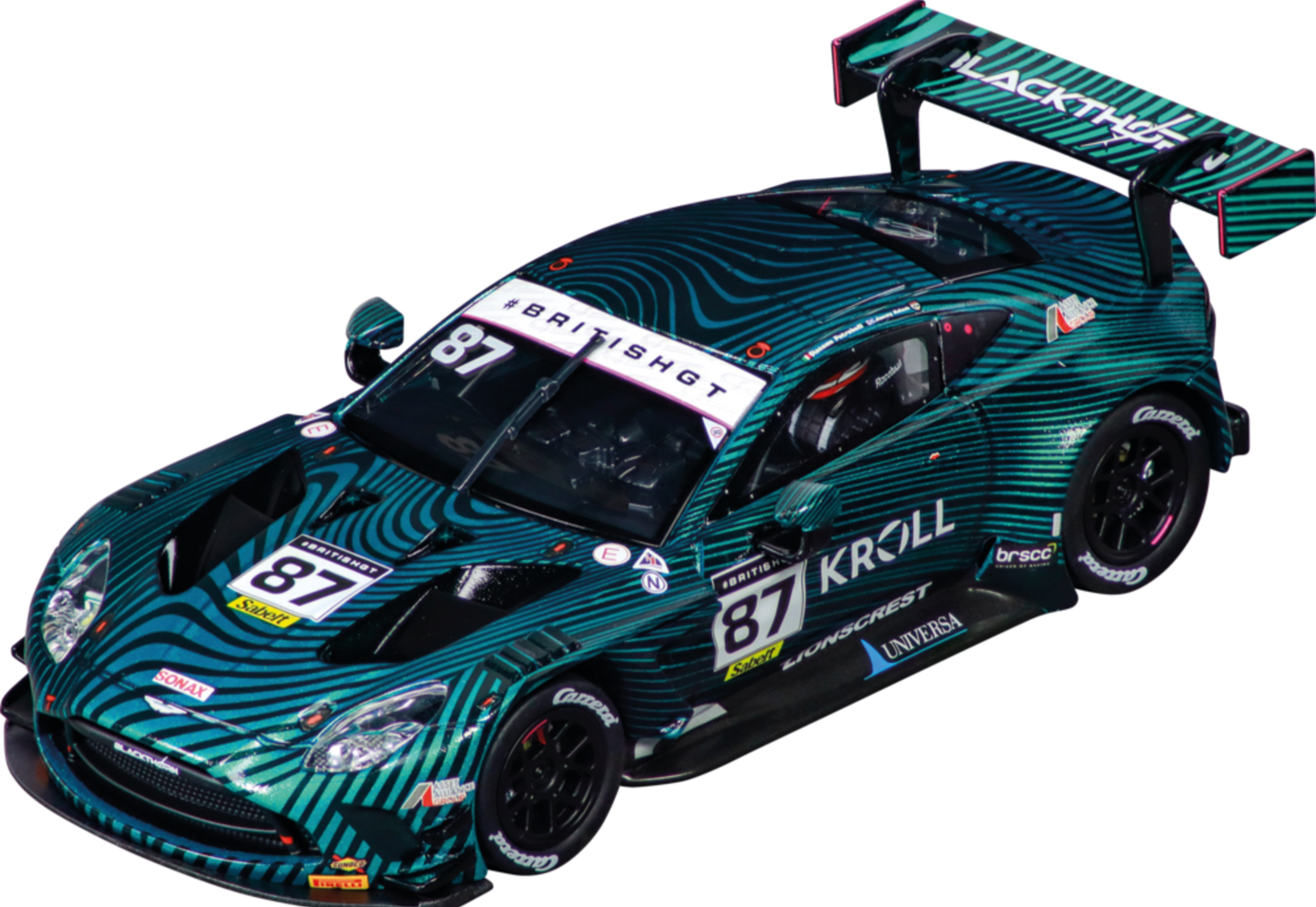 Carrera Evolution Aston Martin Vantage AMR GT3 Evo "Blackthorn AMR, No.87" British GT 2024