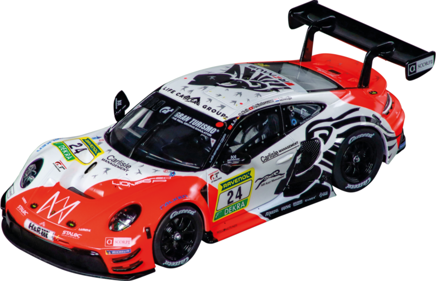 Carrera Evolution Porsche 911 GT3 R "Lionspeed GP, No.24"