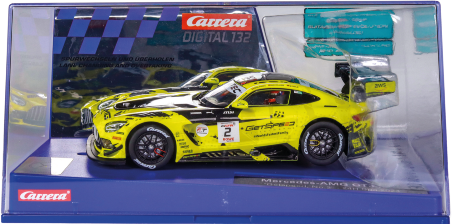 Carrera Digital 132 Mercedes-AMG GT3 Evo "Getspeed, No.2" 24H Spa 2025