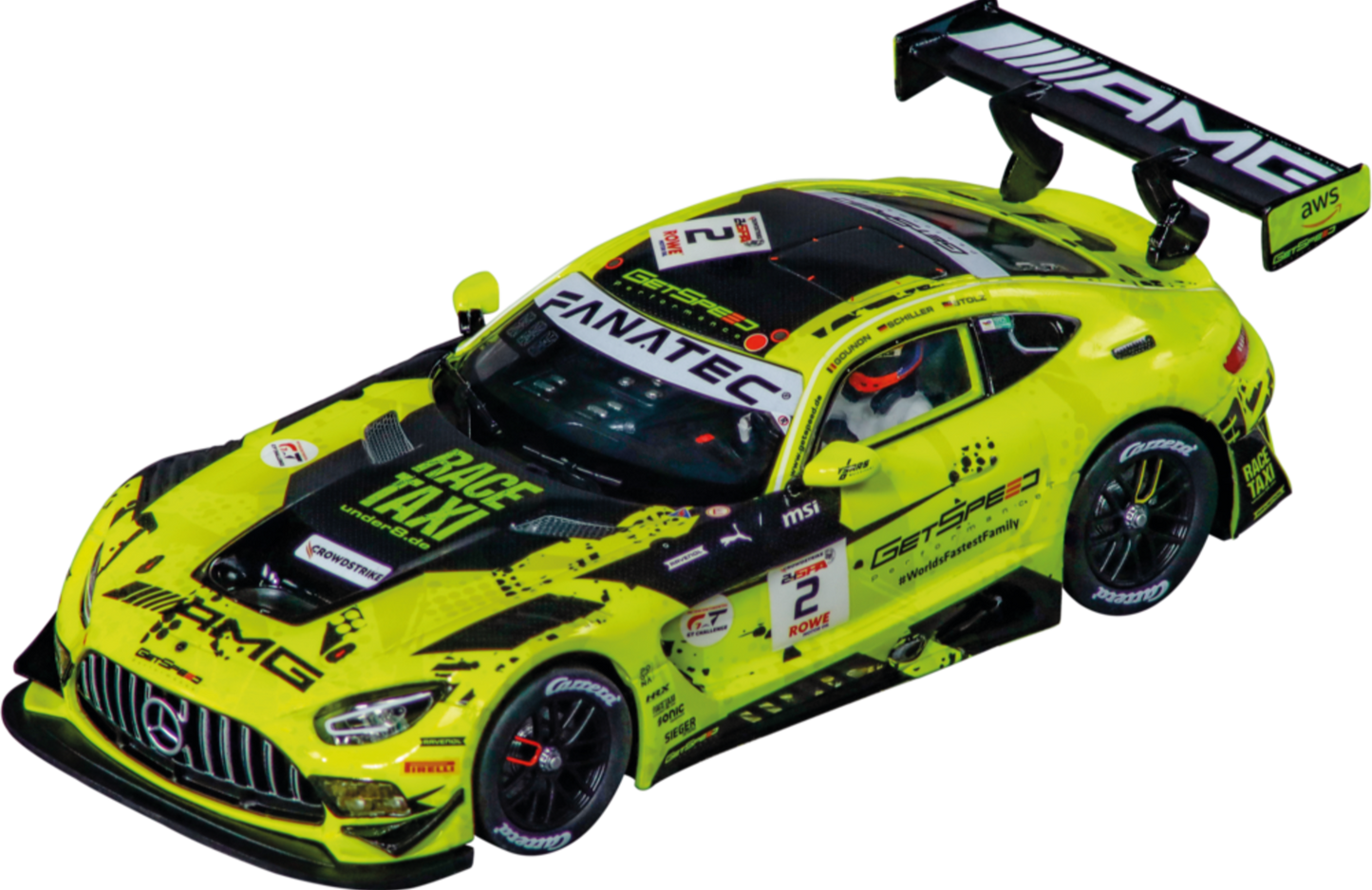 Carrera Digital 132 Mercedes-AMG GT3 Evo "Getspeed, No.2" 24H Spa 2025