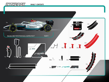 Carrera GO!!! Formula Qualifying - Challenger Single-Lane Racetrack (6.0m) F1 Hamilton