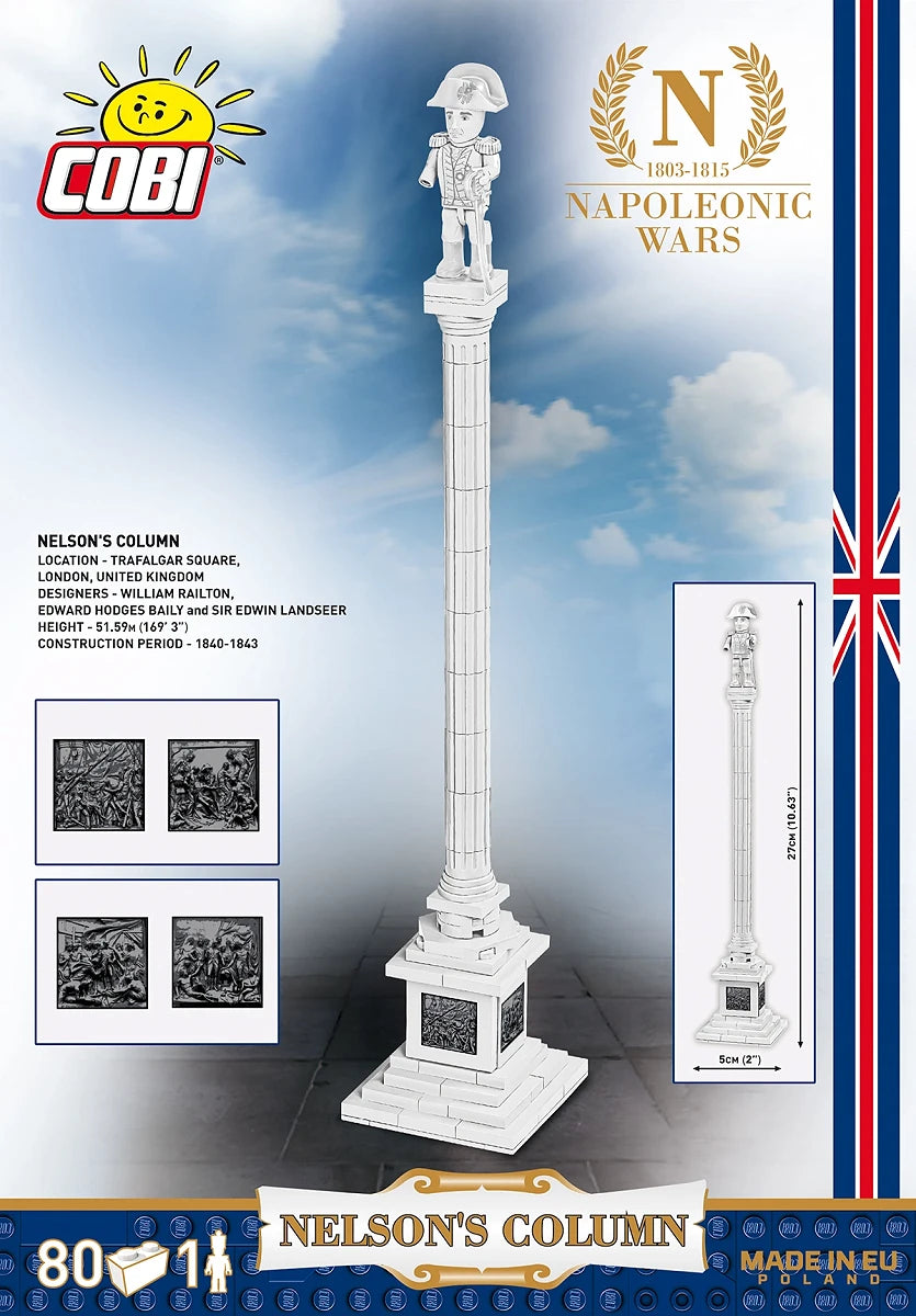 Nelson's Column Trafalgar (85 pcs) Model Kit