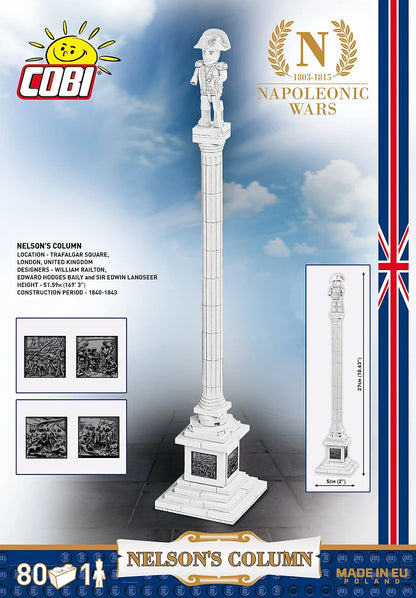 Nelson's Column Trafalgar (85 pcs) Model Kit