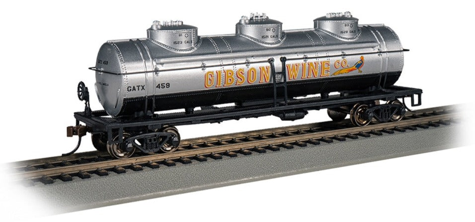 40' Three-Dome Tank Car - Gibson Wine Co. #459