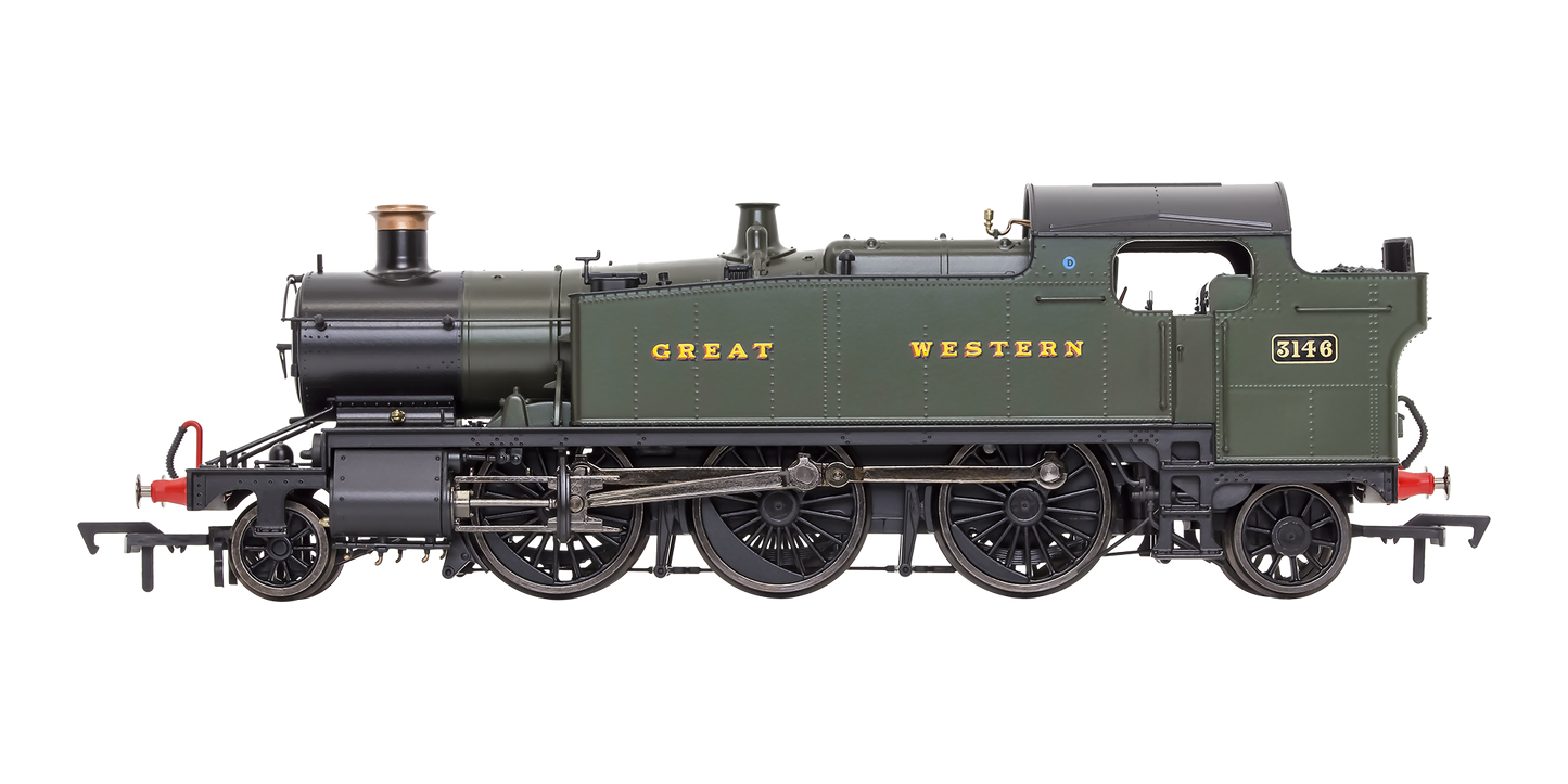 Large Prairie 3146 GWR Green Great Western Steam Locomotive - DCC Sound