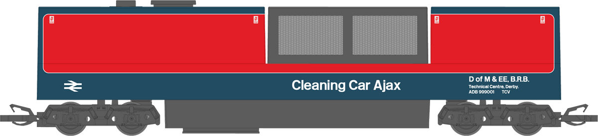 TT800 TT:120 Track Cleaning Car AJAX BR Research Test Car Livery