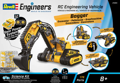 RC Engineering Vehicle 4in1 Revell Engineers Model Kit