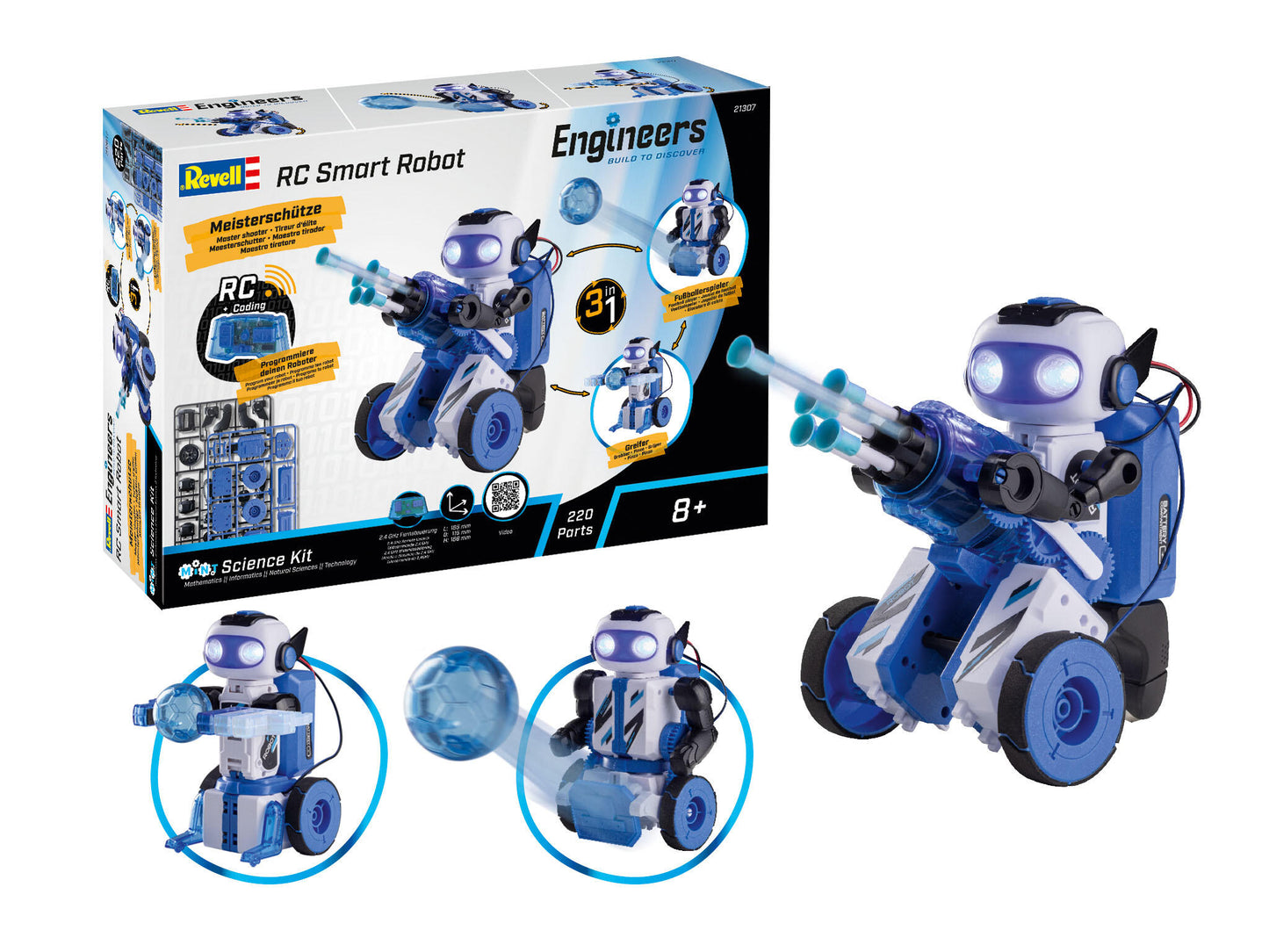RC Smart Robot 3in1 Revell Engineers Model Kit