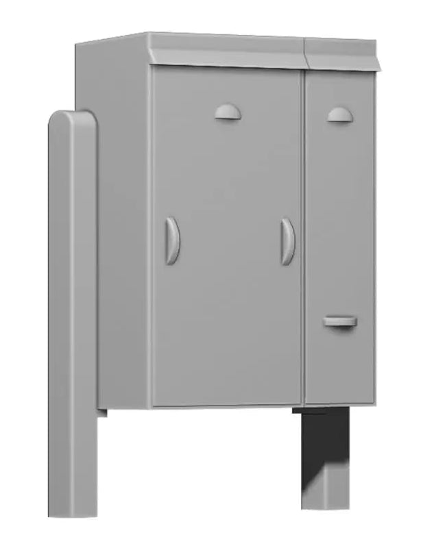 2162-148 N Gauge Lineside Details - Medium Lineside Cabinets x5