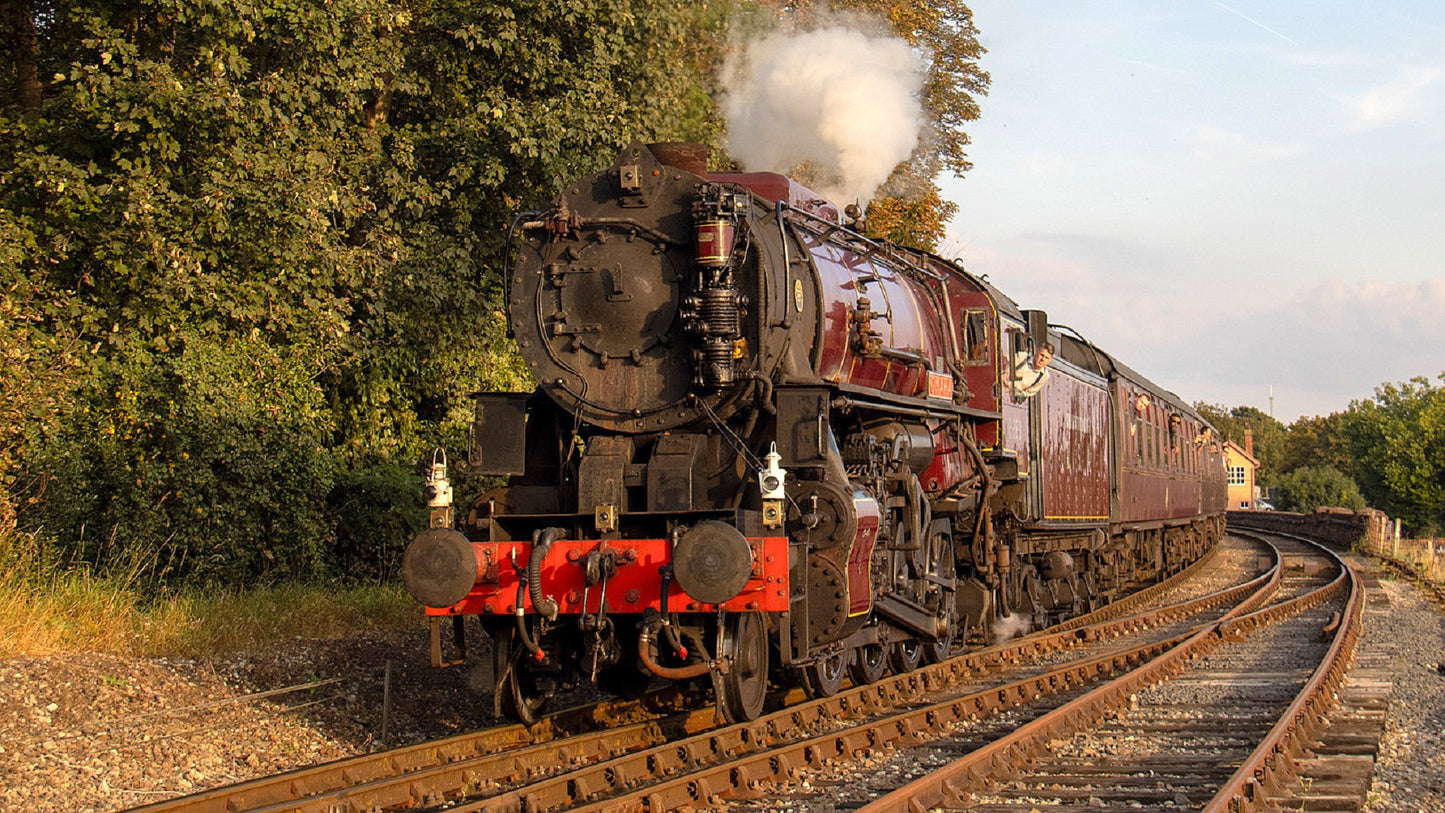 USATC S160 2-8-0 'Omaha' Maroon with Transportation Corps U.S.A on Tender No.2253 (as Preserved) Steam Locomotive