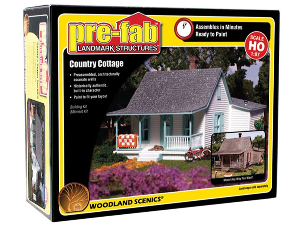 HO Country Cottage Model Kit