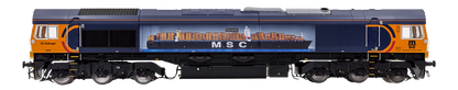 Class 66 709 GBRF Sorrento MSC Livery Diesel Locomotive DCC Fitted