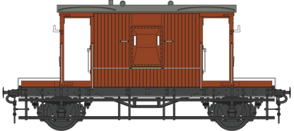 BR 20T Brake Van BR Bauxite Unnumbered