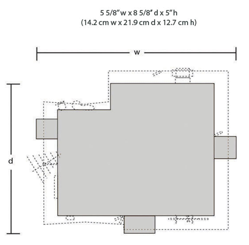 HO Corner Porch House Model Kit
