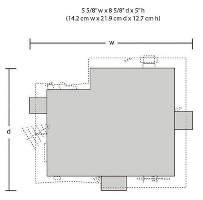 HO Corner Porch House Model Kit