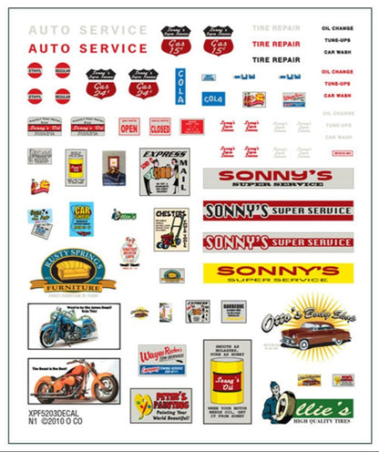 N Sonny's Super Service Model kit