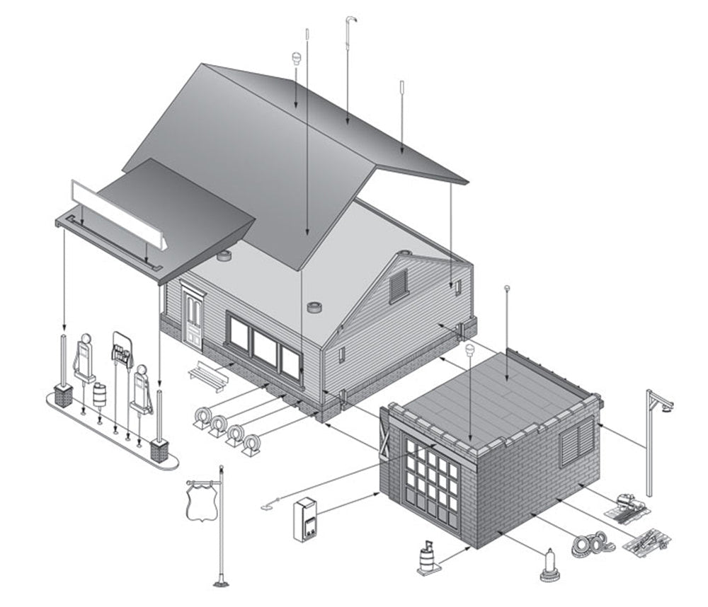 N Sonny's Super Service Model kit
