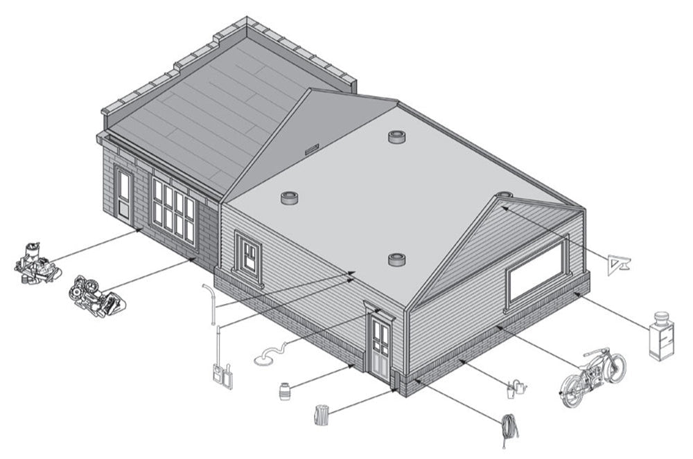 N Sonny's Super Service Model kit