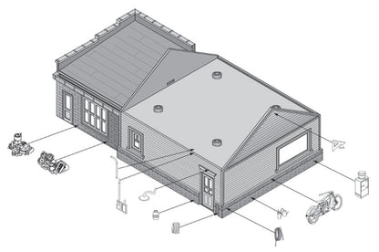 N Sonny's Super Service Model kit