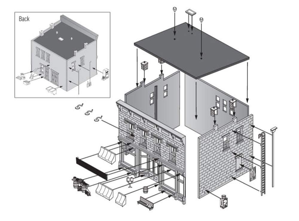 O Lubener's General Store Model Kit