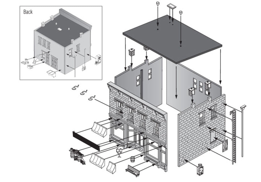 O Lubener's General Store Model Kit