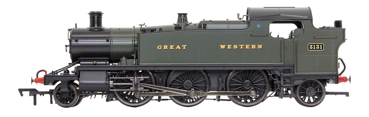 Large Prairie 3131 GWR Green Great Western Steam Locomotive