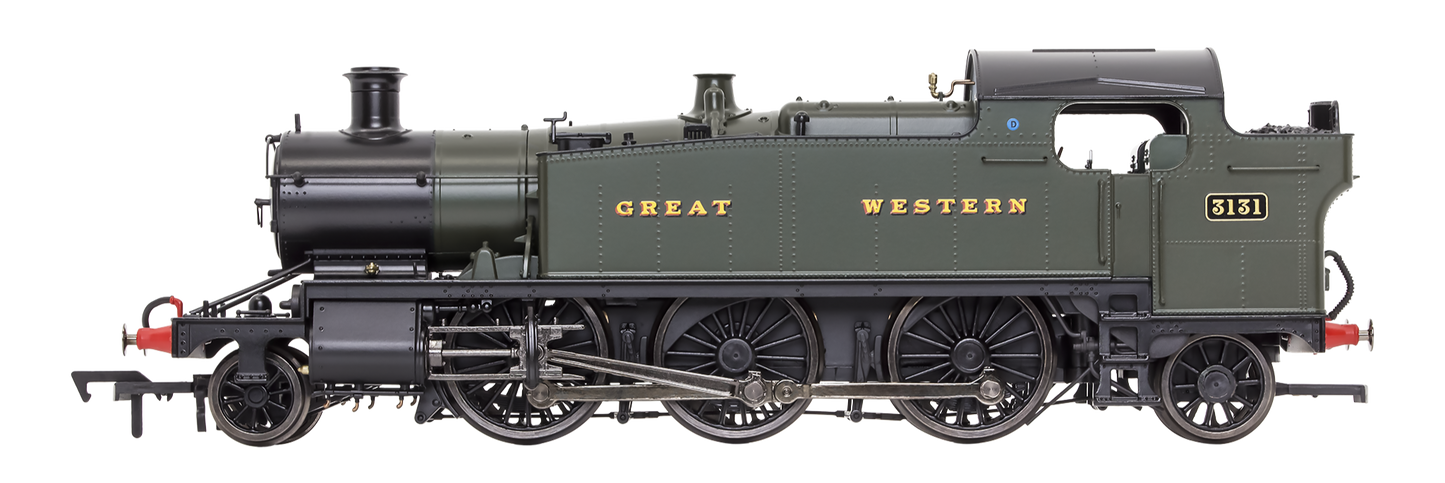 Large Prairie 3131 GWR Green Great Western Steam Locomotive - DCC Fitted