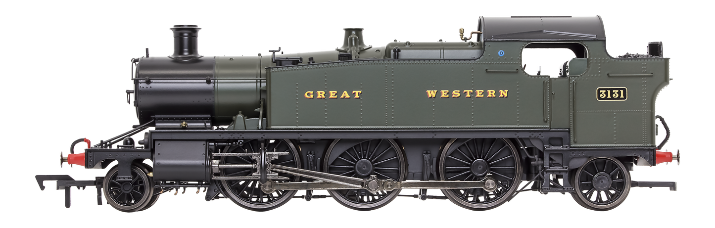 Large Prairie 3131 GWR Green Great Western Steam Locomotive - DCC Sound