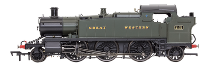 Large Prairie 3131 GWR Green Great Western Steam Locomotive - DCC Sound