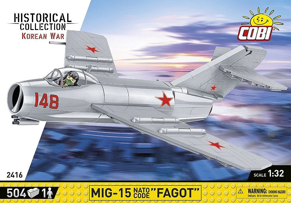 MIG-15 Fagot Korean War (504 pcs) Model Kit