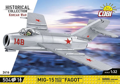 MIG-15 Fagot Korean War (504 pcs) Model Kit