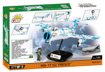 MIG-17 NATO Code F Vietnam War (577 pcs) Model Kit