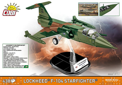 Lockheed F-104 Starfighter Vietnam War (430 pcs) Model Kit
