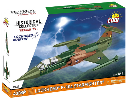 Lockheed F-104 Starfighter Vietnam War (430 pcs) Model Kit