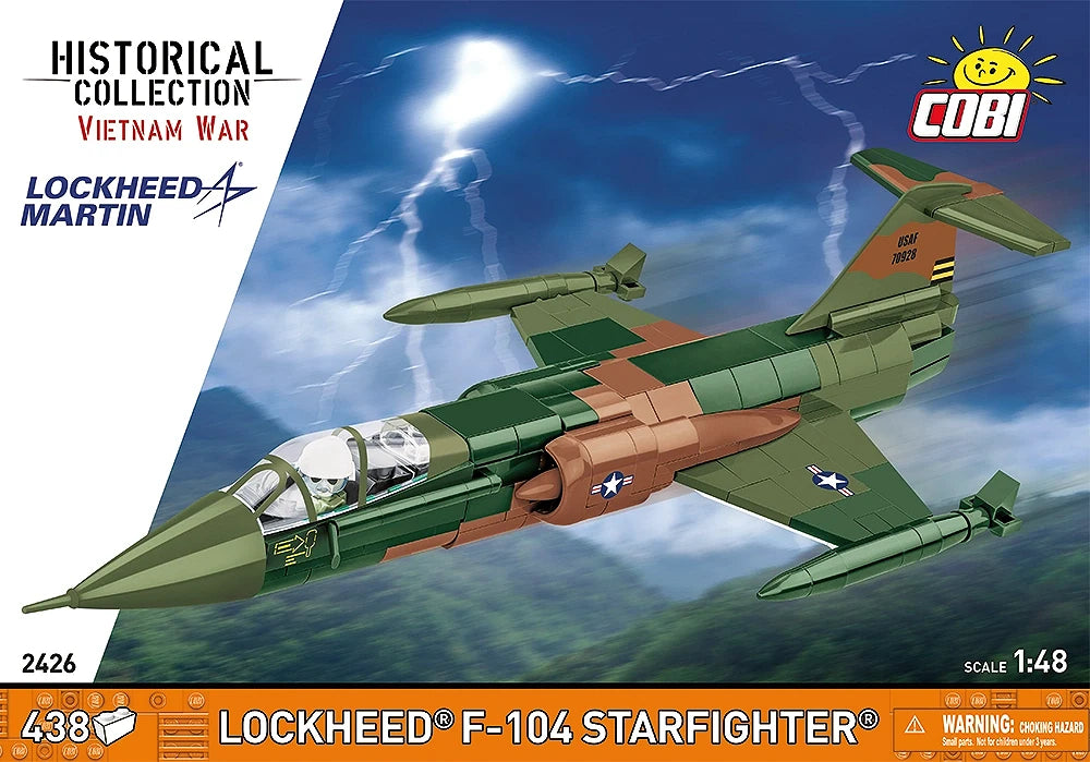 Lockheed F-104 Starfighter Vietnam War (430 pcs) Model Kit