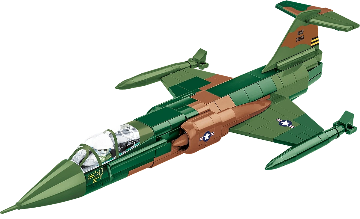 Lockheed F-104 Starfighter Vietnam War (430 pcs) Model Kit