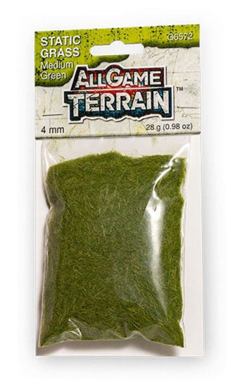 All Game Terrain - 4 mm Medium Green Static Grass