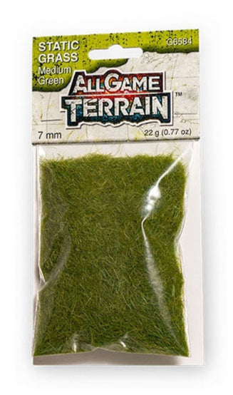 All Game Terrain - 7 mm Medium Green Static Grass