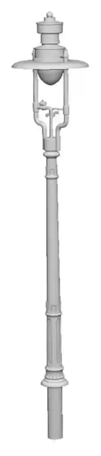 O Gauge - Detailing - GWR No1 Circular Column Suggs Lamps x5